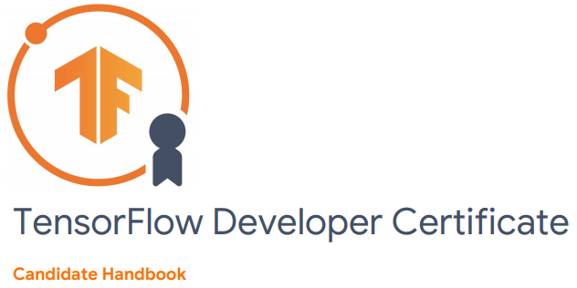 certified data scientist: TensorFlow Developer Certificate Logo